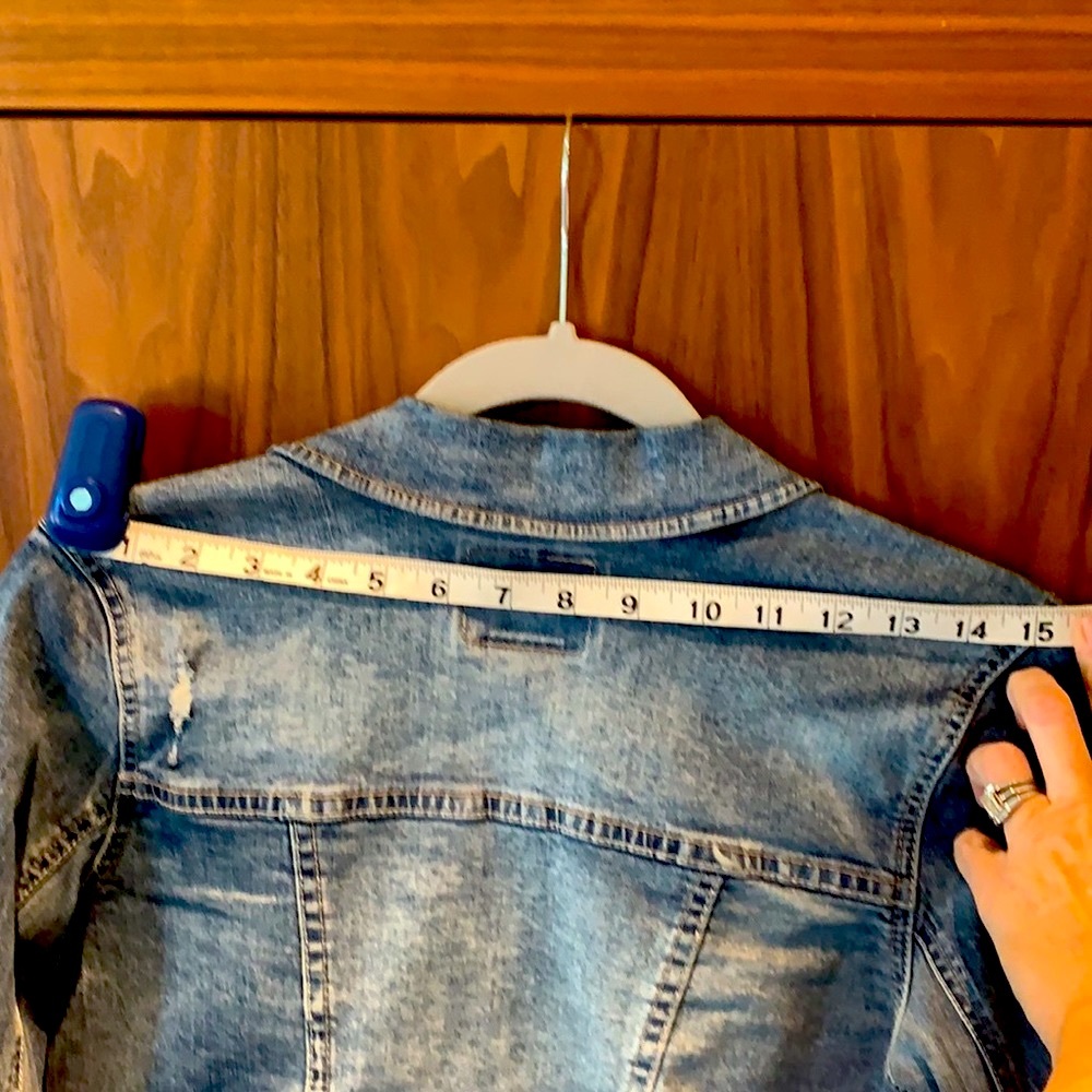Levi Jean Jacket Girls XL 13-15yrs Distessed - Picture 6 of 7